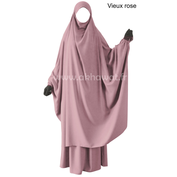 Jilbab 2 pièces Papillon jupe - Microfibre Léger
