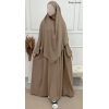 Ensemble Khimar et abaya Jazz - manches ballon