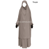 Jilbab 2 pièces jupe - Microfibre Léger - El bassira