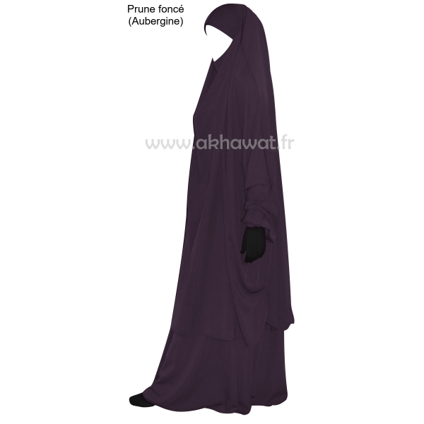 Jilbab 2 pièces jupe - Microfibre Léger - El bassira