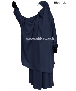 Jilbab 2 pièces jupe - Microfibre Léger - El bassira
