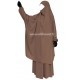 Jilbab 2 pièces jupe - Microfibre Léger - El bassira