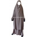 Jilbab Caviary - 2 pièces sarouel - El bassira