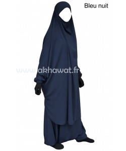 Jilbab 2 pièces sarouel - Microfibre Léger - El bassira