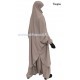 French Jilbab with harem pants - Light microfiber