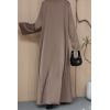 Abaya Satinée perlée - Qualité +