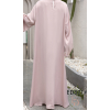 Abaya Satinée Strass - Qualité +
