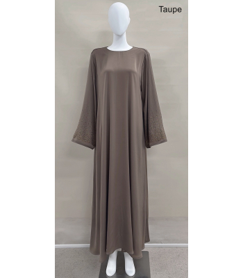 abaya with rhinestones