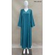 Abaya Satinée perlée - Qualité +