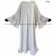 Abaya ample zipée - Manches volants