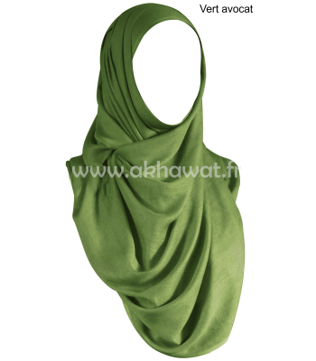 Hijab modal léger - Style Pashmina