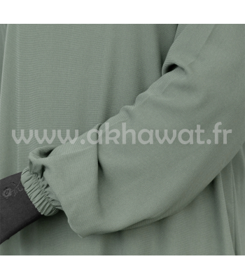 Abaya Caviary with elastic cuffs - El bassira