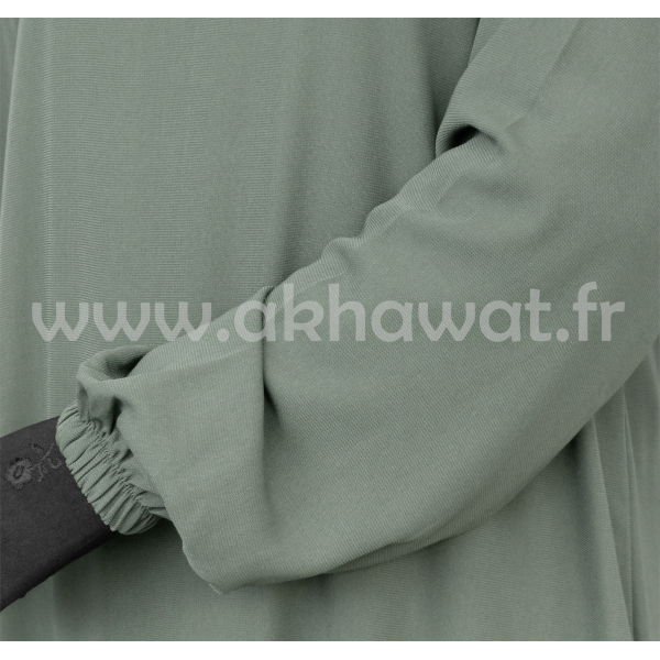 Abaya Caviary with elastic cuffs - El bassira