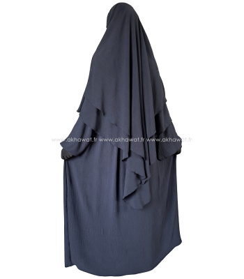 Ensemble Khimar et abaya - Manches ballon