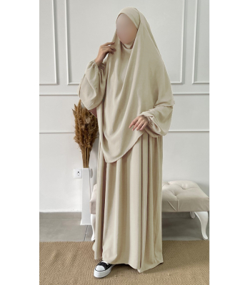 Set of abaya and double veiled khimar - Jazz