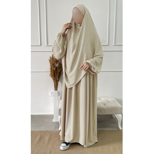 Set of abaya and double veiled khimar - Jazz