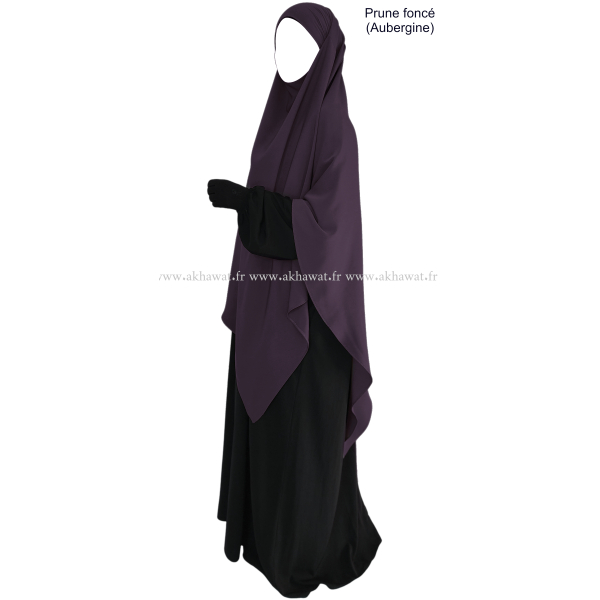 Khimar Microfibre léger - 145 cm  - El bassira
