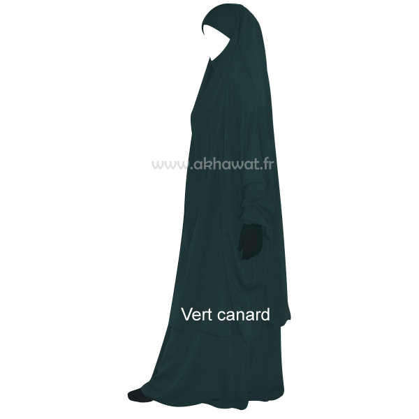 Jilbab Microfibre Léger 2 pièces jupe - El bassira