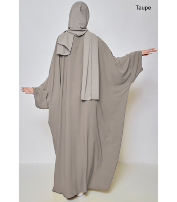 Ample abaya - Kimono sleeves - 'Silk of Medina'
