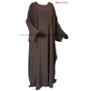 Ample abaya - Kimono sleeves - 'Silk of Medina'