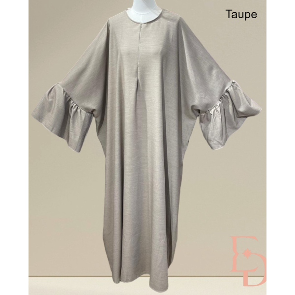 Abaya Papillon chaude - Manches volants