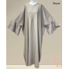 Warm butterfly abaya - Ruffled sleeves