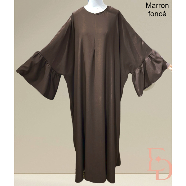 Warm butterfly abaya - Ruffled sleeves