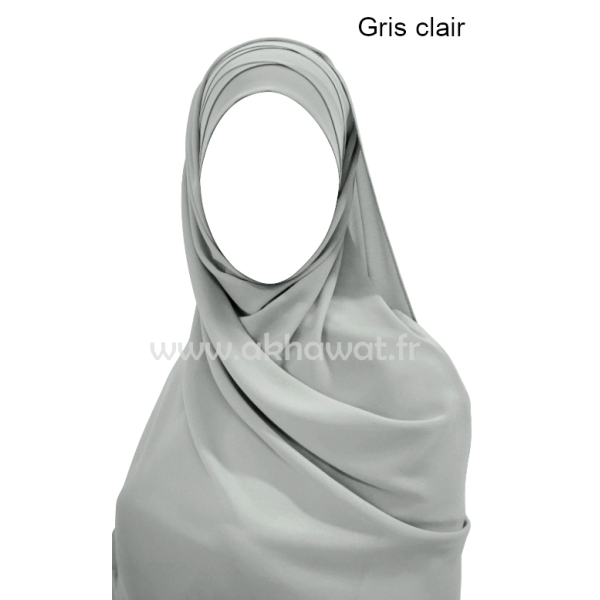 Ready to wear - pleated hijab - Crepe