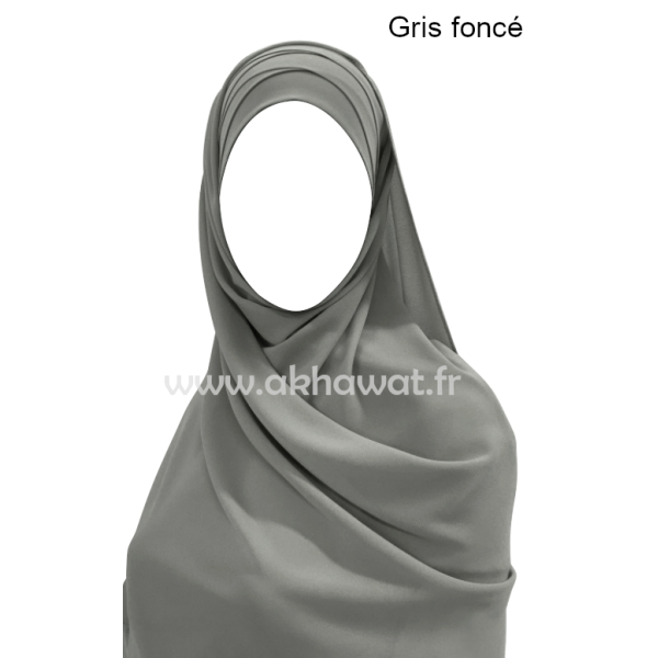 Ready to wear - pleated hijab - Crepe