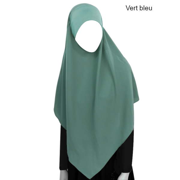 Khimar/Hijab à enfiler - Mousseline crêpe