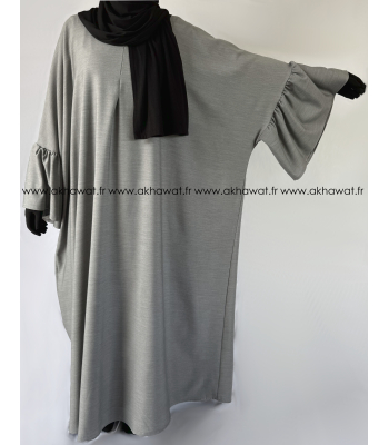 Abaya papillon matière chaude