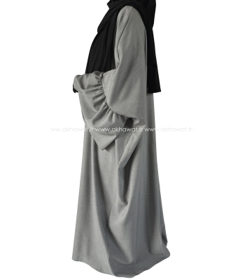Butterfly abaya - Ruffled sleeves - Thick fabric