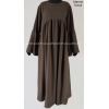 Abaya with ruffled sleeves - Thick fabric
