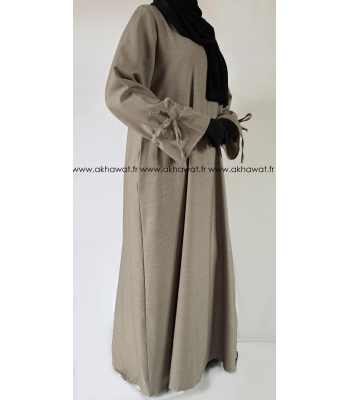 Abaya with pockets - Thick fabric