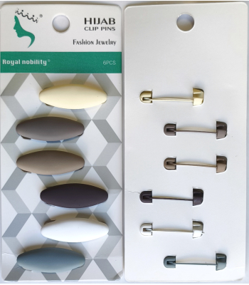 Mat Hijab safety pins - set of 6