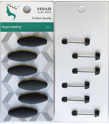 Mat Hijab safety pins - set of 6