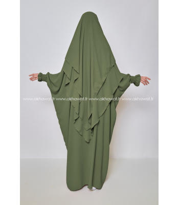 Ensemble Khimar et abaya Jazz - Tulipe