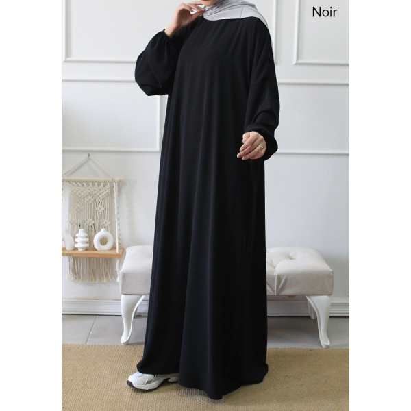 Ample abaya with pockets