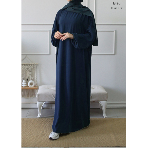 Ample abaya with pockets