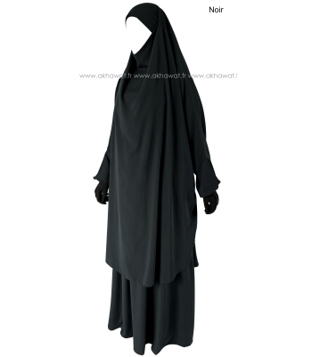 Jilbab Microfibre Léger 2 pièces jupe - El bassira