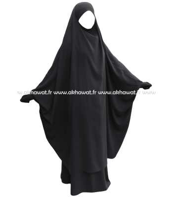 Jilbab Microfibre Léger Papillon avec jupe