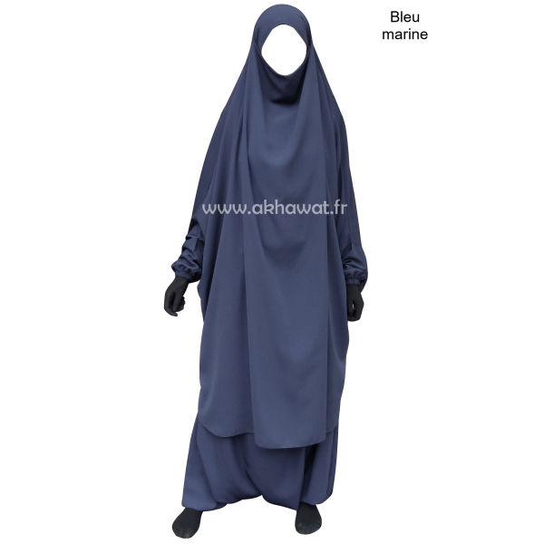 Jilbab with harem pants - Light microfiber