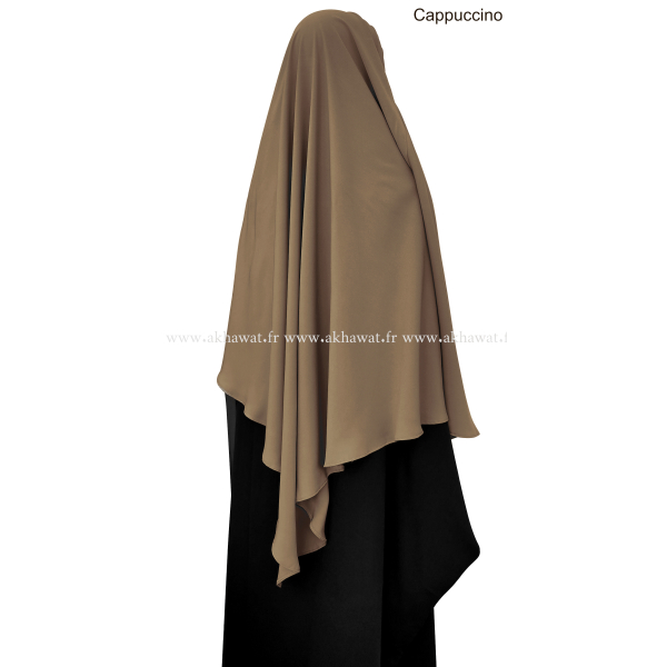 Light microfibre khimar - 120 cm