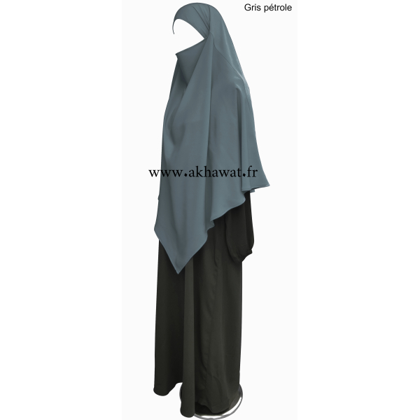 Light microfibre khimar - 120 cm