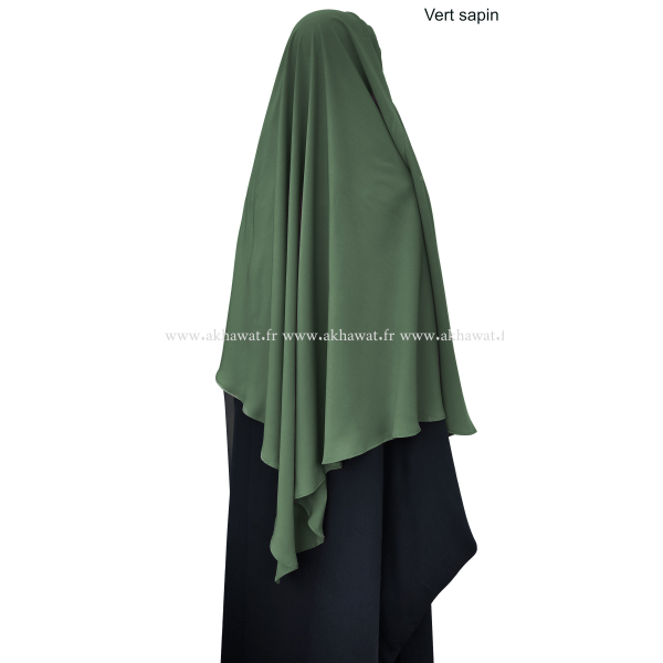 Light microfibre khimar - 120 cm