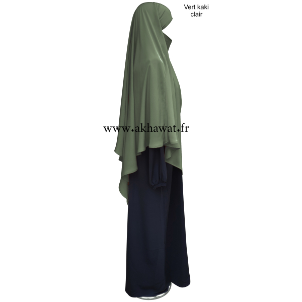 Light microfibre khimar - 120 cm