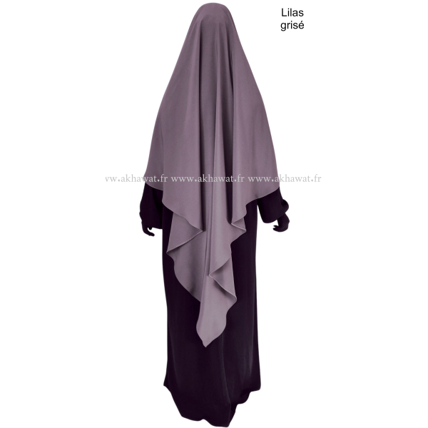 Light microfibre khimar - 145 cm