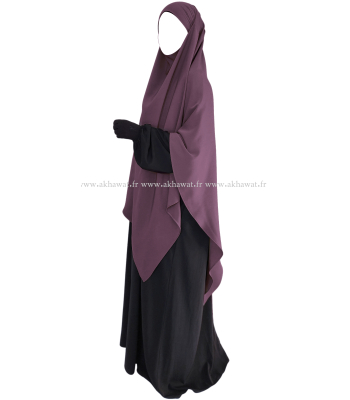 Light microfibre khimar - 145 cm