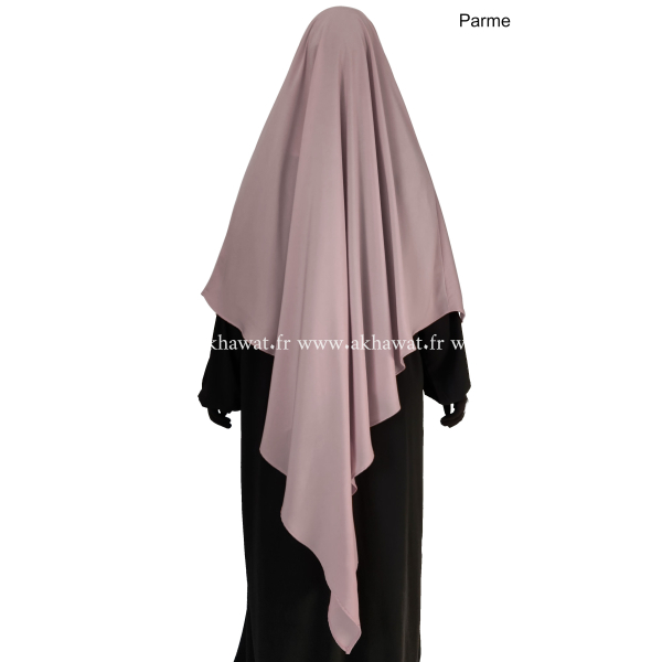 Light microfibre khimar - 145 cm