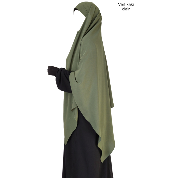 Light microfibre khimar - 145 cm